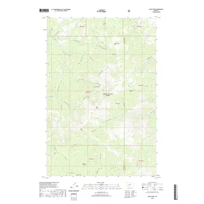 2020 Map of Casey Peak, 2020 Print