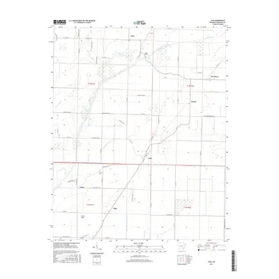 2017 Map of Cash, 2017 Print