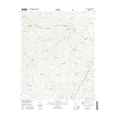 2014 Map of Cashes Valley, 2014 Print