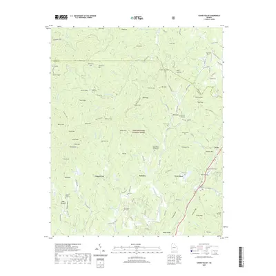 2020 Map of Cashes Valley, 2020 Print