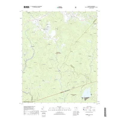 2019 Map of Cashiers, 2019 Print