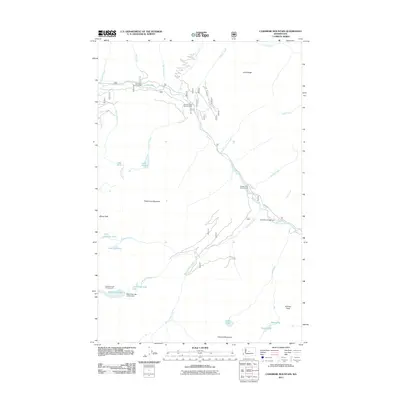 2011 Map of Cashmere Mountain, 2011 Print