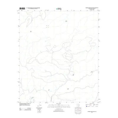 2012 Map of Casket Mountain, 2012 Print