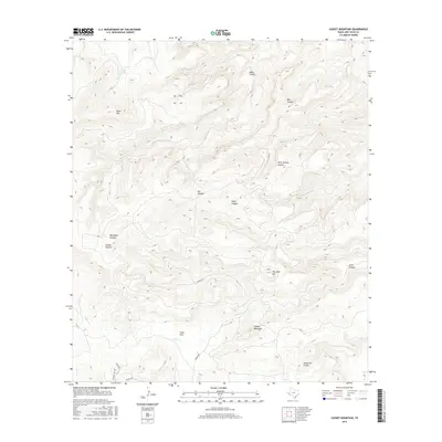 2016 Map of Casket Mountain, 2016 Print