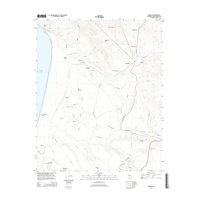2015 Map of Casmalia, 2015 Print