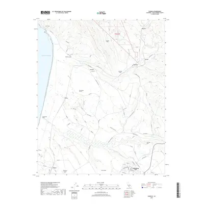 2018 Map of Casmalia, 2018 Print