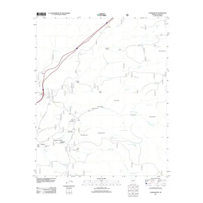 2011 Map of Casner Butte, 2011 Print