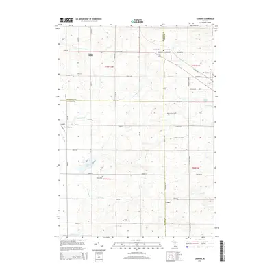 2014 Map of Casnovia, 2014 Print