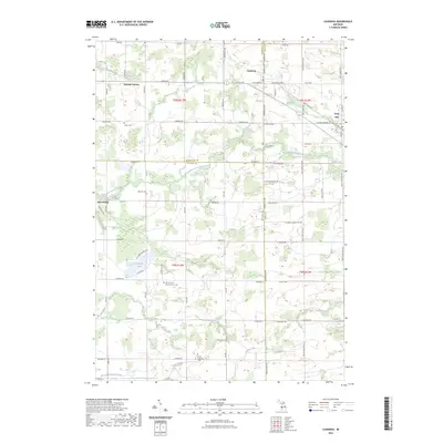 2023 Map of Casnovia, 2023 Print