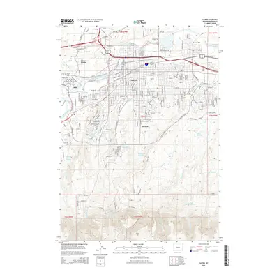 2015 Map of Casper, 2015 Print