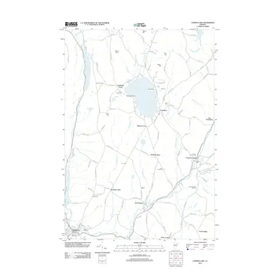 2012 Map of Caspian Lake, 2012 Print