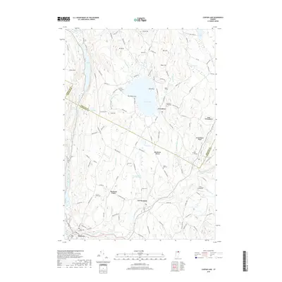 2018 Map of Caspian Lake, 2018 Print