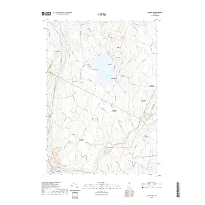 2021 Map of Caspian Lake, 2021 Print