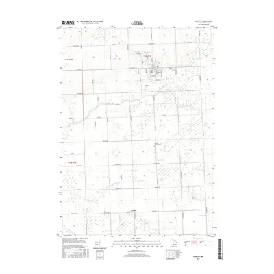 2017 Map of Cass City, 2017 Print