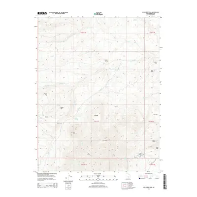 2014 Map of Cass Creek Peak, 2014 Print