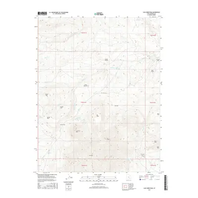 2017 Map of Cass Creek Peak, 2017 Print
