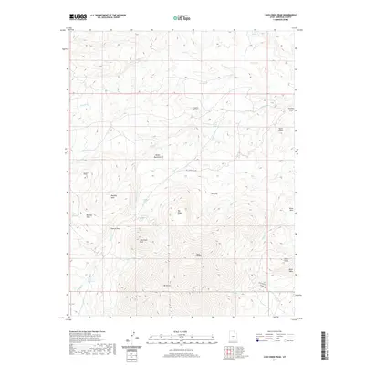 2020 Map of Cass Creek Peak, 2020 Print