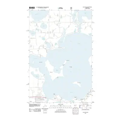 2011 Map of Cass Lake, 2011 Print