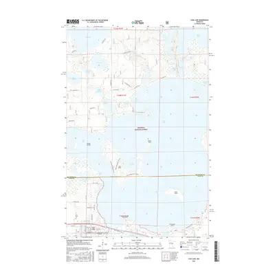 2016 Map of Cass Lake, 2016 Print