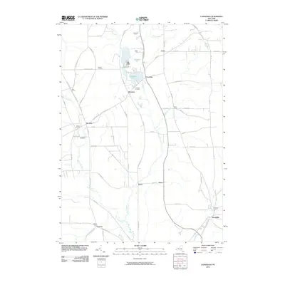 2010 Map of Cassadaga, 2010 Print