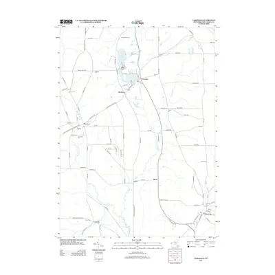2013 Map of Cassadaga, 2013 Print