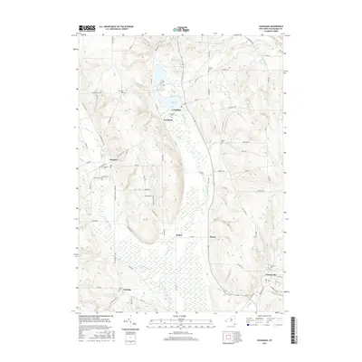2016 Map of Cassadaga, 2016 Print