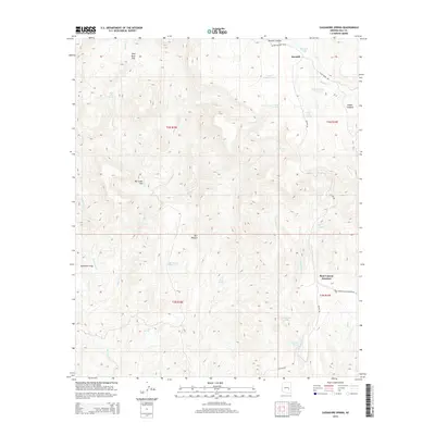 2014 Map of Cassadore Spring, 2014 Print