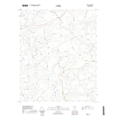 2020 Map of Cassatt, 2020 Print