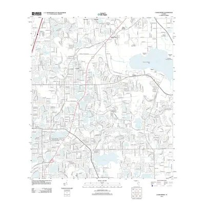 2012 Map of Casselberry, 2012 Print