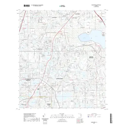 2021 Map of Casselberry, 2021 Print