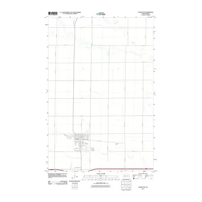 2011 Map of Casselton, 2011 Print