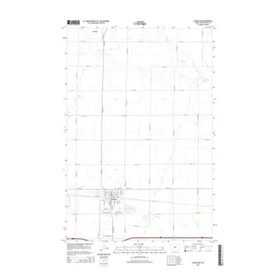 2014 Map of Casselton, 2014 Print