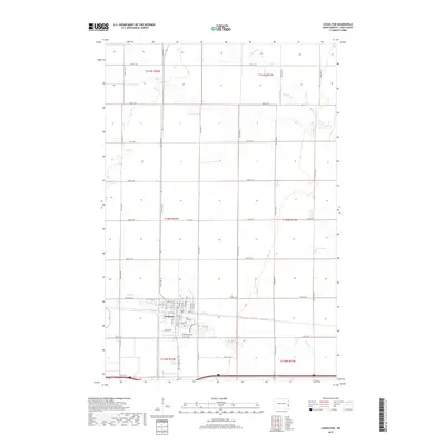 2017 Map of Casselton, 2017 Print
