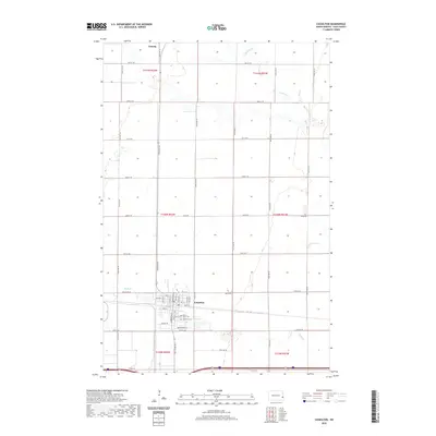 2020 Map of Casselton, 2020 Print