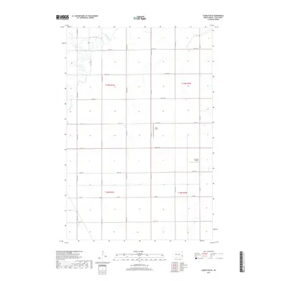 2017 Map of Casselton SE, 2017 Print