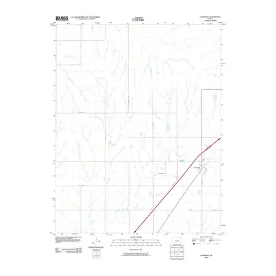 2009 Map of Cassoday, 2009 Print