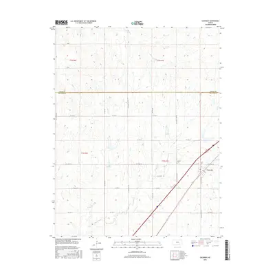 2015 Map of Cassoday, 2015 Print