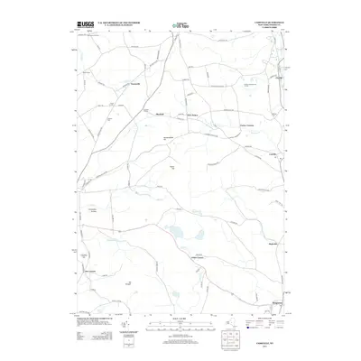2013 Map of Cassville, 2013 Print