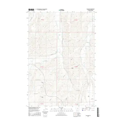 2017 Map of Castagne, 2017 Print