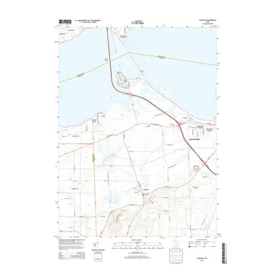 2013 Map of Castalia, 2013 Print