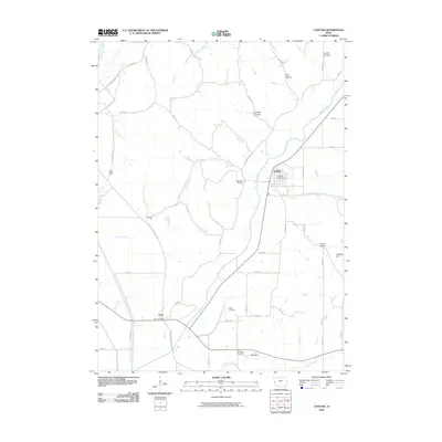 2010 Map of Castana, 2010 Print