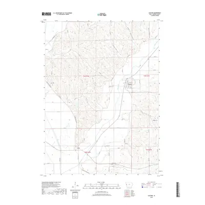 2018 Map of Castana, 2018 Print