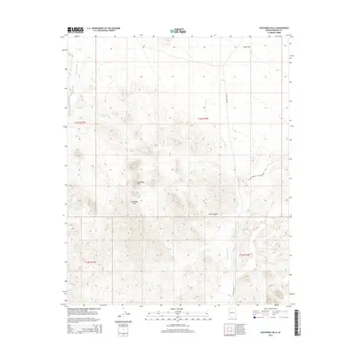 2014 Map of Castaneda Hills, 2014 Print