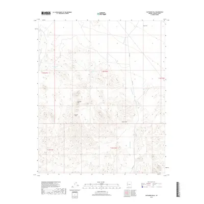 2018 Map of Castaneda Hills, 2018 Print