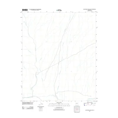 2011 Map of Castaneda Hills SW, 2011 Print
