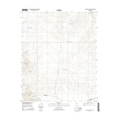 2014 Map of Castaneda Hills SW, 2014 Print