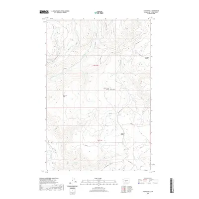 2020 Map of Castile Falls, 2020 Print