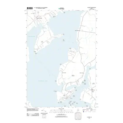 2011 Map of Castine, 2011 Print