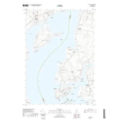 2018 Map of Castine, 2018 Print