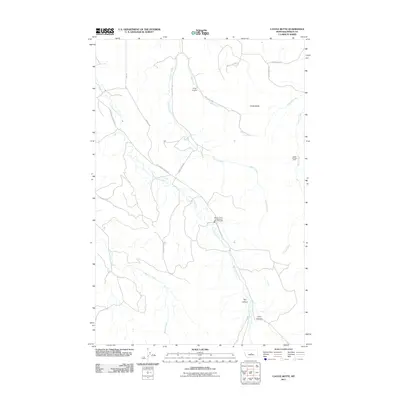 2011 Map of Castle Butte, 2011 Print